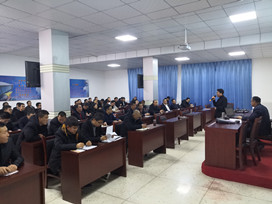 山西龙城建设集团进行冬期培训